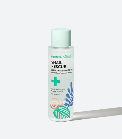 Snail Rescue Blemish-Busting Toner with Hyaluronic Acid for Clear Complexion